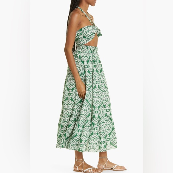 Lemlem Medallion cutout cover up halter dress XS - Picture 5 of 6